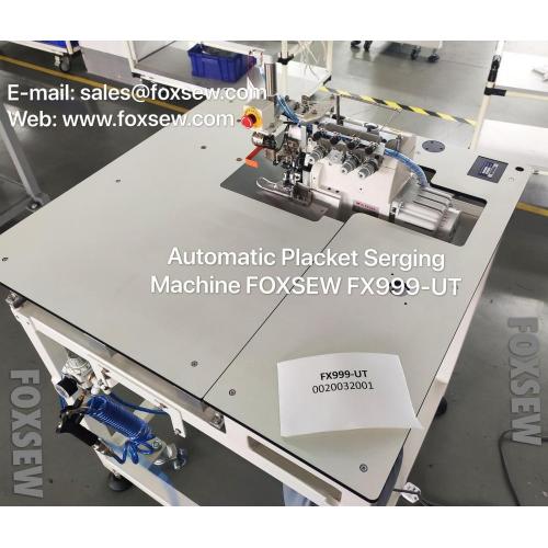 Automatic Placket Overlock Sewing Unit