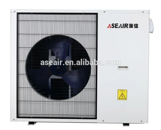 Monobloc air to water heat pump heating and cooling system
