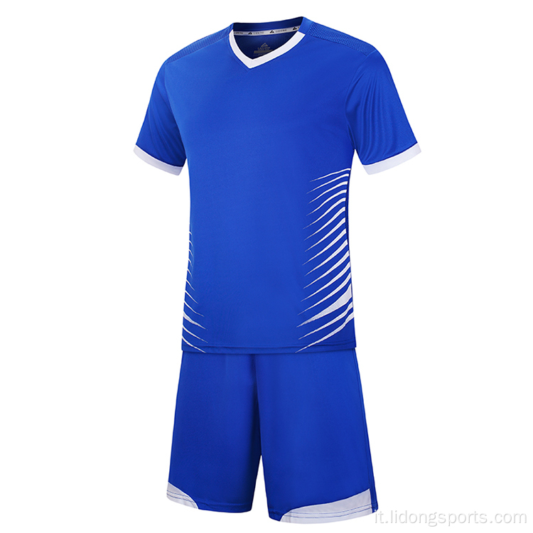 L&#39;usura di calcio da calcio personalizzata ha set uniforme da calcio maschile