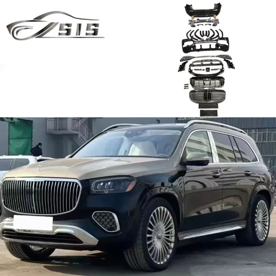 PP Material Body Kit Bumper Facelift Grille Eyebrow for GLS X167/W167 2019