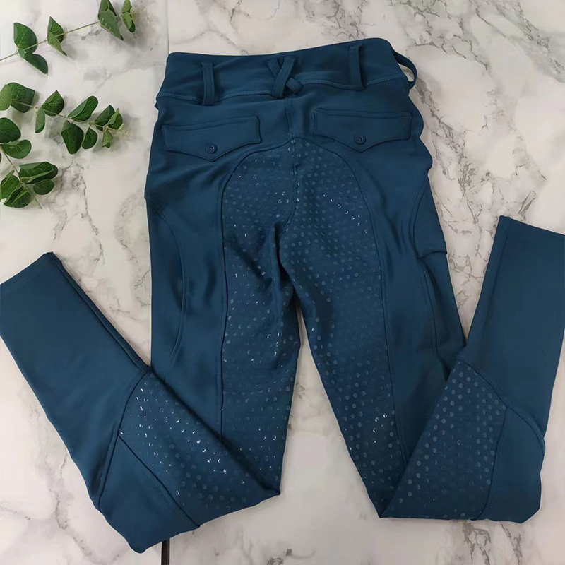 Blue Green Riding Leggings