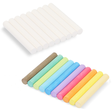 Hot Sale Custom Gypsum Powder Erasable Round Stationery Chalk for Art Drawing Writing