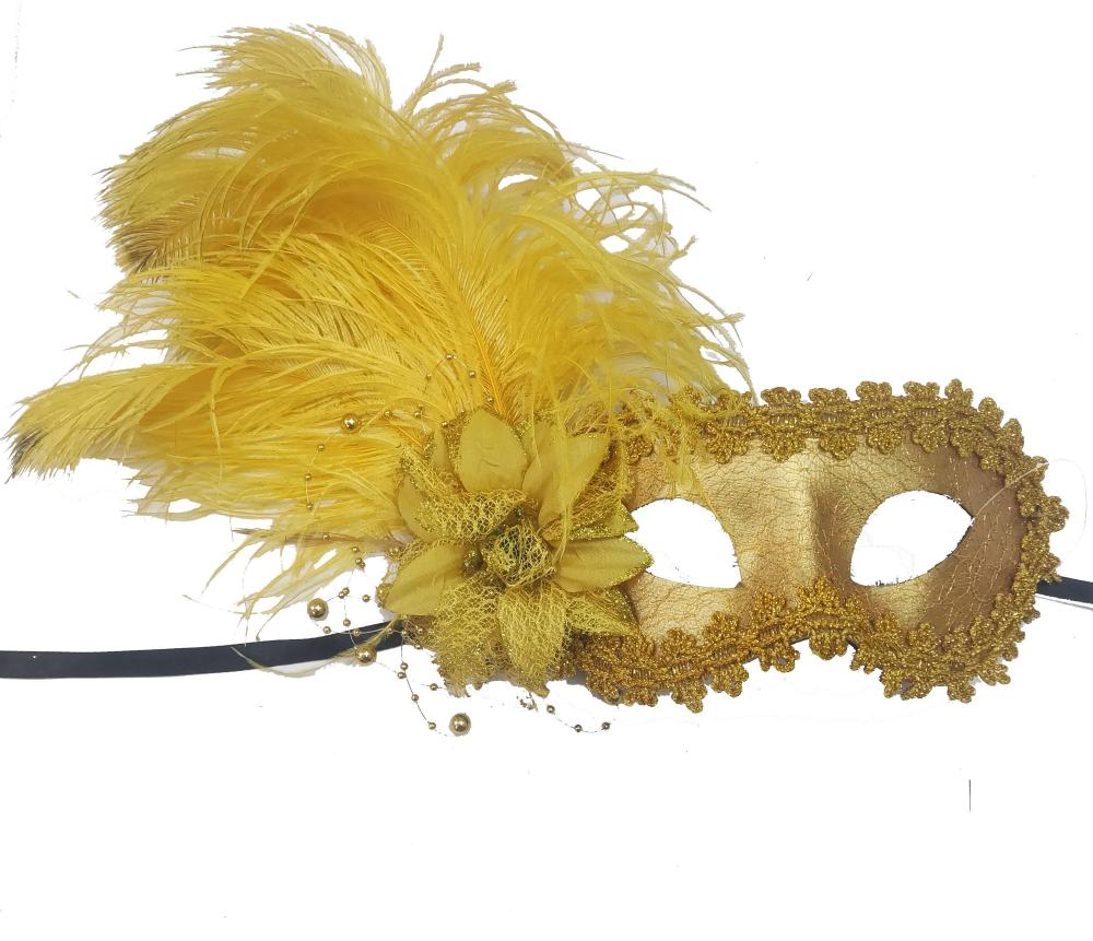 Vente chaude Autruche Feather Eye Mask