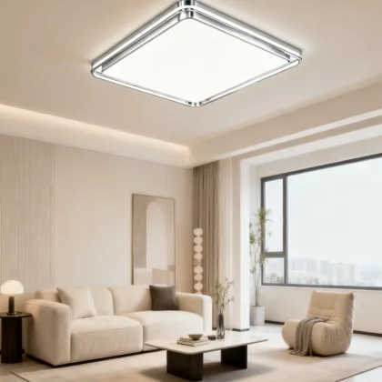 Low glare ceiling lighting