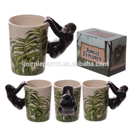 Rainforst Gorilla Mug with logo Jungle decal