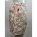 Lovely Beach Shorts Creamy White Floral Print Men's Beach Shorts Factory