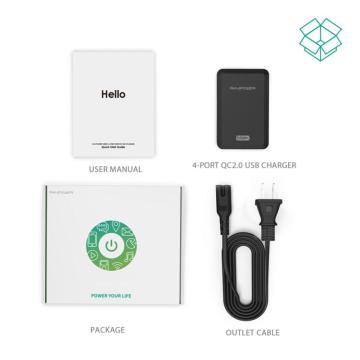 RP-UC016 50w 10a 5-port smart usb charger 50w 10a 5-port smart usb charger power bank