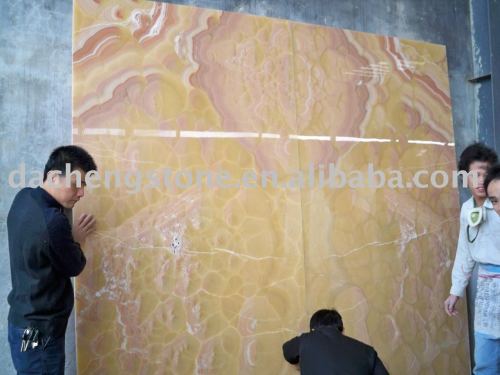 Onyx slabs office decorative painting