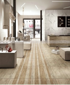 60x60 3 d ink-jet printing glazed porcelain tile material in travertine look design popular travertine tile