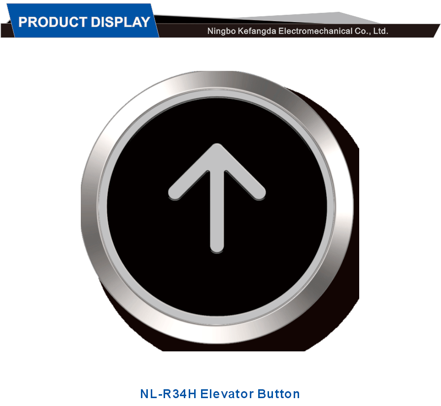 Elevator Button with Plastic Frame