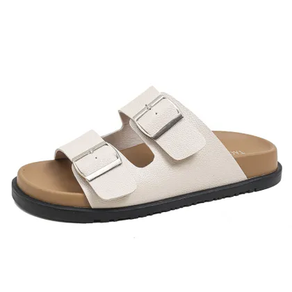 2023 Custom Beach Slippers: Rubber Cork Birken Shoes for Women and Men