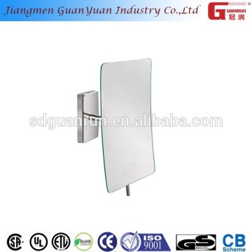 wall mount brass x 3 single side bath cosmetic mirror