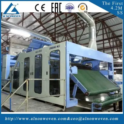 New condition ALSL-3300 polyester carding machine carding machine
