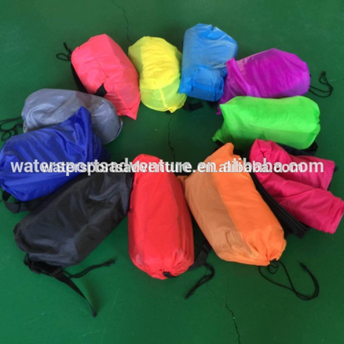 2016 new design inflatable air-filled sleeping bag / air bean bag