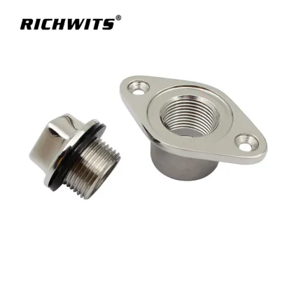 Marine boat deck hardware Stainless Steel 316 Diamond Boat gar screw Drain Plug