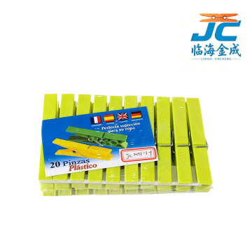 9.5cm Solid Green Large Rectangular Clips