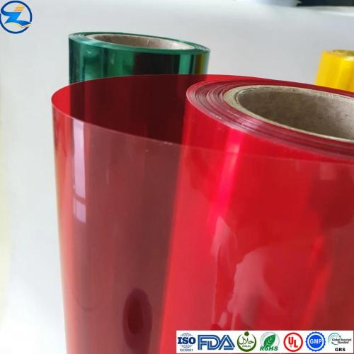 Disposable Rigid Clear Colored PVC Package Films