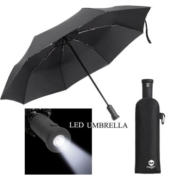 Custom Logo Umbrellas: 21"/23" Auto-Folding UV Protection Umbrellas with Personalized Packaging