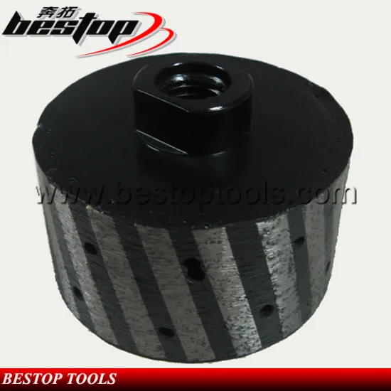 Bestop Hot Sale M14 Granite and Marble Diamond Drum Grinding Wheel