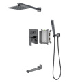 Black Bath Tub And Shower Faucet