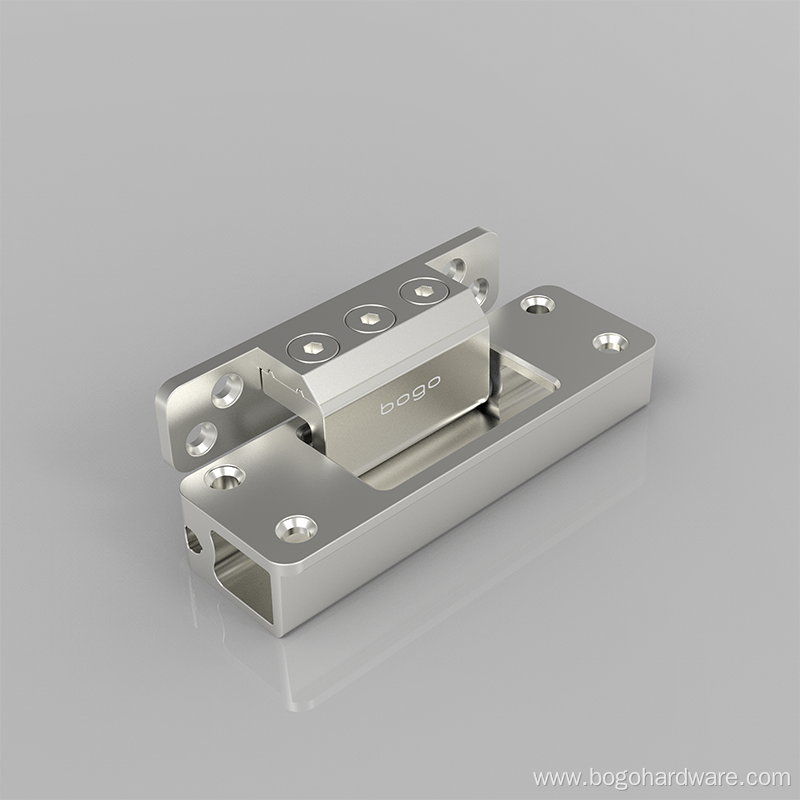 european minimalist full aluminium hinges