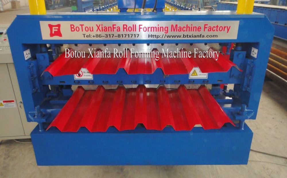 Double Layer IBR Roofing Making Machine