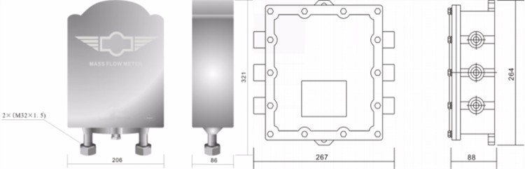 CNG dispenser Coriolis mass flow meter CNG-15