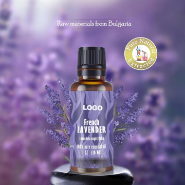 Óleo de lavanda 100% puro e natural óleo de grau premium com conta -gotas para aromaterapia e difusor - 1 fl oz