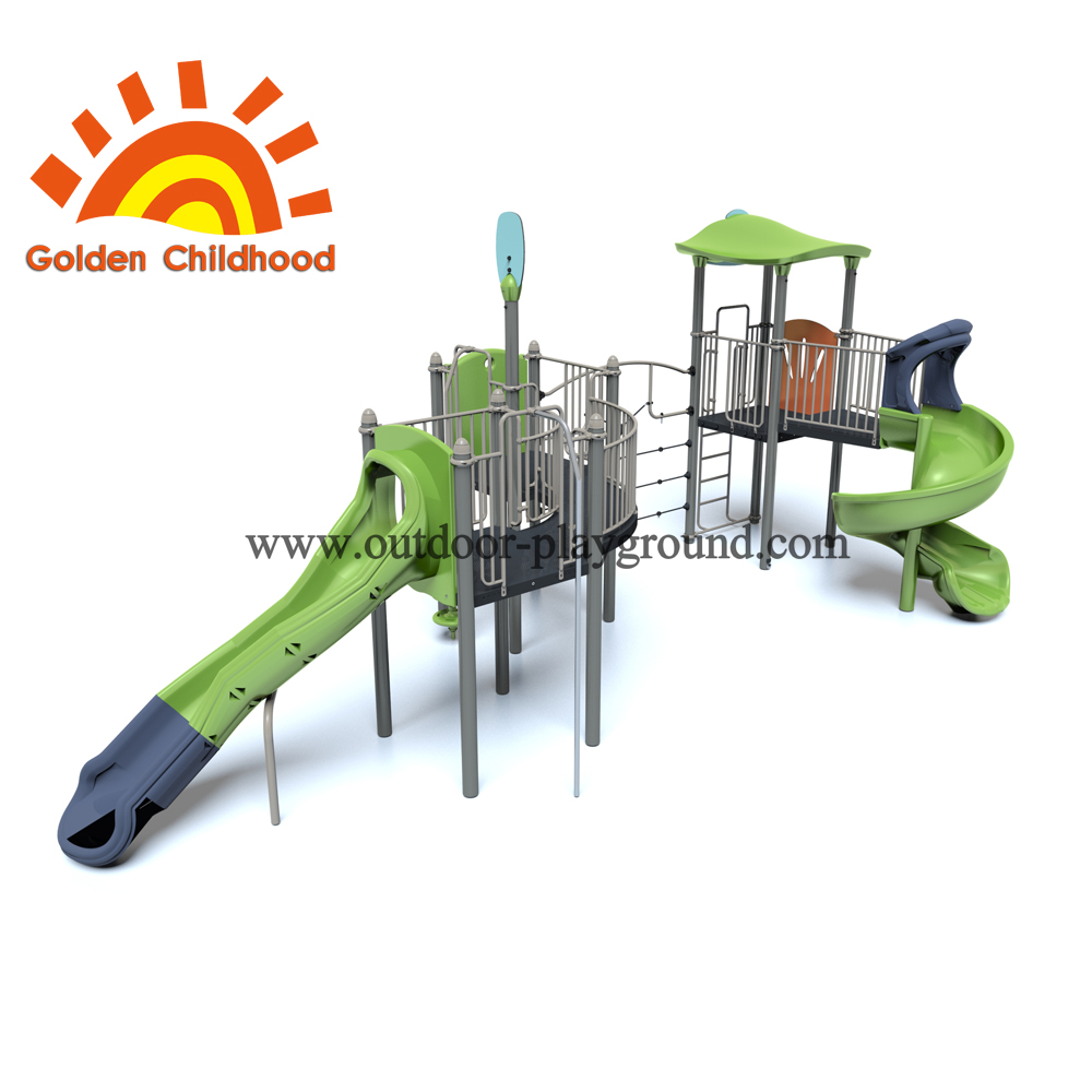 Slide Mix Outdoor Playground Equipment For Children