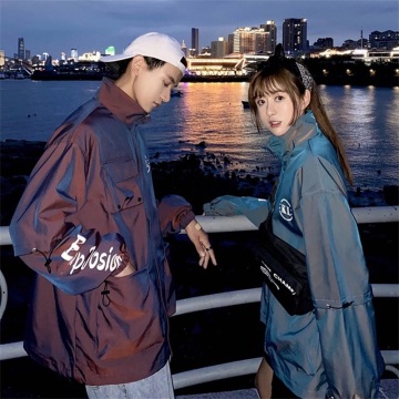 Polyester Windbreaker Jacket: Windproof, Wrinkle-resistant, and Gradient Drape