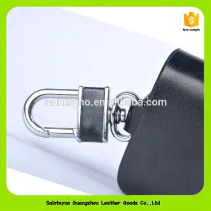 Wholesale genuine leather car key wallet pouch 16641