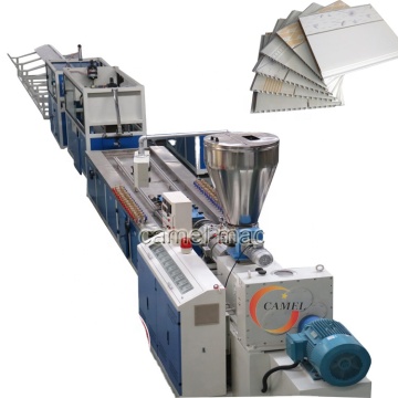 Camel Factory Pvc Peiling Sheet Wall Board Manufacturing Manufacturing Machine &amp; Extruder สายการผลิต 600 มม.
