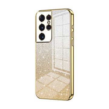 Luxury Gradient Glitter Shockproof Phone Case for Samsung Galaxy S21 Ultra 5G