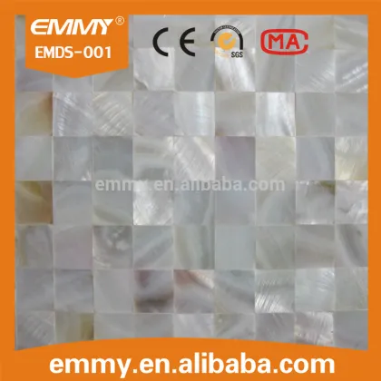 Natural river mother of pearl oyster pearl freshwater cheap shell mosaic tiles