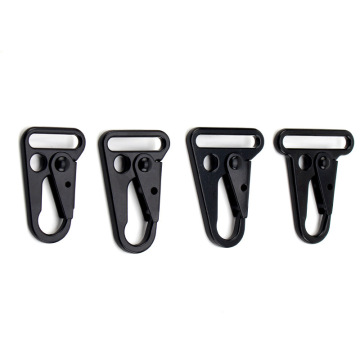 1 "Hook Outdoor Metal Carabiners: Tugas Berat 1,25", 1,5 "Inci Sling Clip dengan pegas yang diperbesar - Set 1" Hook