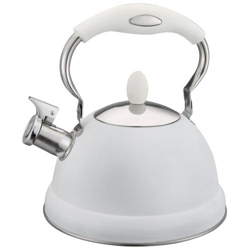 Painting White Whistling Kettle