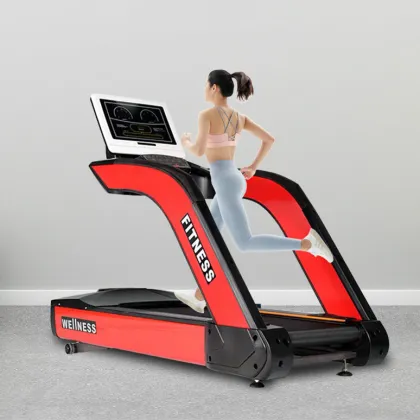 Commercial Touch Screen Treadmill 7HP Electric Treadmill Caminadora