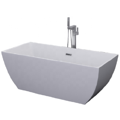 China Independent Acrylic Bathtub with Shower Faucet Manufactory