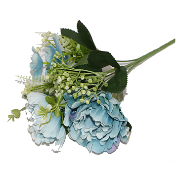 Linwoo DYGH-041 Artificial Hydrangea Flower Bouquet for Bridesmaids - Hot Sale Decorative Flowers & Wreaths
