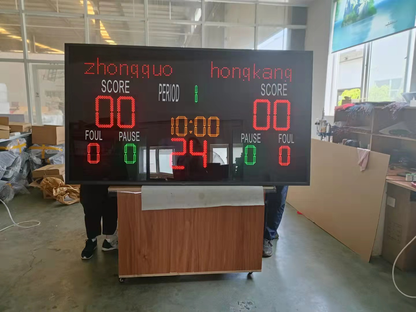 High-Tech Led Video Scoreboard