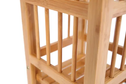 Indoor 4 TIER Bamboo Umbrella Stand/Decorative Wet Umbrella Holder/Home umberlla rack