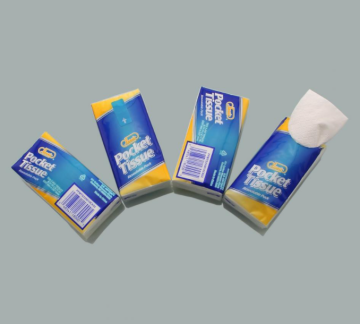 Rectangular pocket paper towels as gifts