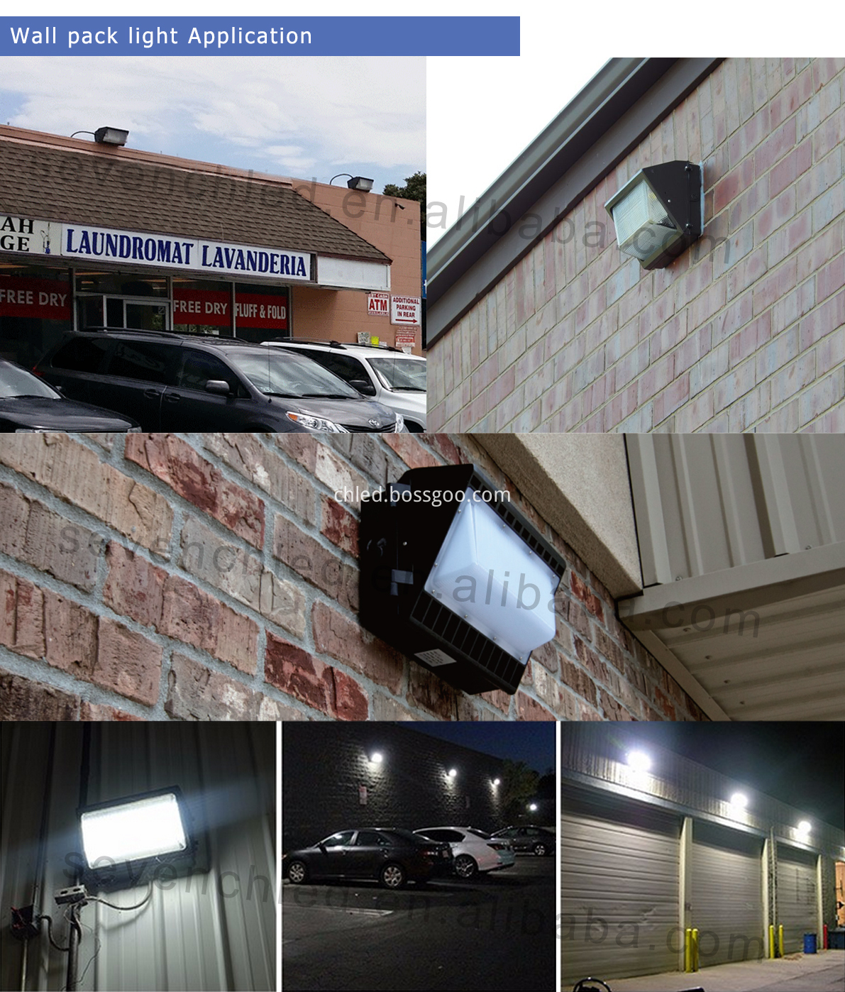 100W led wall pack