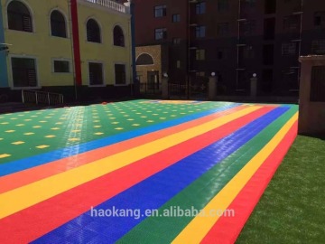 Outdoor school playground interlocking flooring for different image
