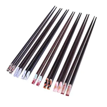 Japanese-style Chopsticks Natural Handmade Reusable Food Sticks Sushi Chop Sticks Chinese Gift Wooden Kitchen Tableware pałeczki