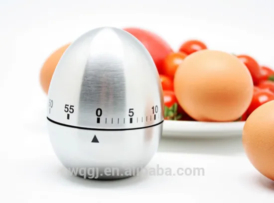 Stainless Steel Cooking Tools Mechanical Egg Kitchen Cooking Timer 60 Minutes Egg and Apple Shape Kitchen Timer