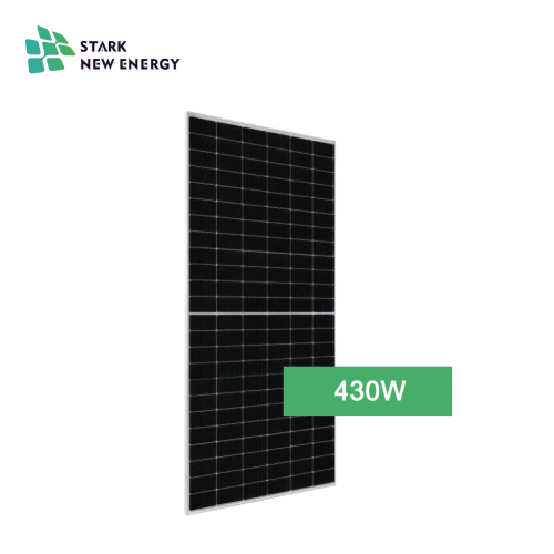 โมดูลโมโนแผงโซลาร์เซลล์ Bifacial 430W Hot Sale