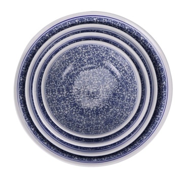 Jingdezhen Porcelain Blue and White Small Flower Pattern Dinner Plates - Four Sizes Available
