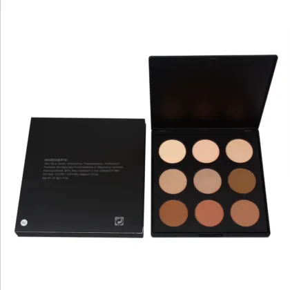 Wholesale Custom Logo Contouring Powder Concealer with Highlight and Shadow - Maquillaje Wig Knot Make Up Concealer Factory