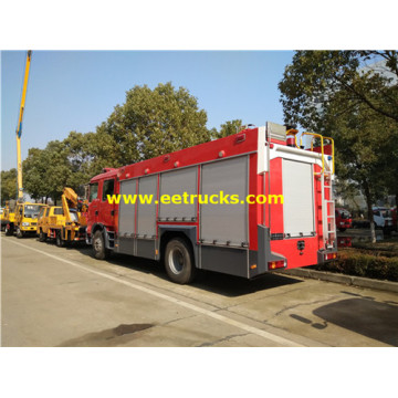 9000L Water Foam HOWO Camiones de bomberos